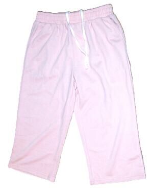 JoyMotion Girls Pink Sweatpants Size 11-12Y Elastic Waist Wide Leg Lounge Pants